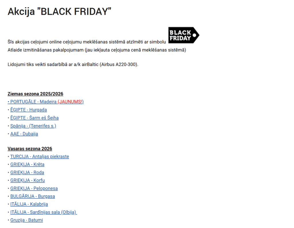 tez tour black friday 2025