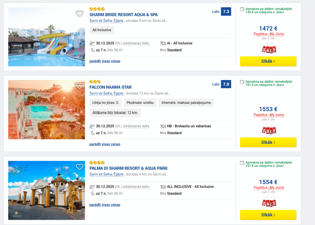 JAUNAIS GADS ĒĢIPTĒ ALL INCLUSIVE