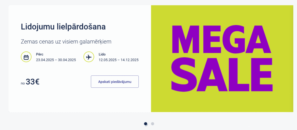 Air Baltic AKCIJA