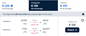 lēti lidojumi uz santorini no rīgas