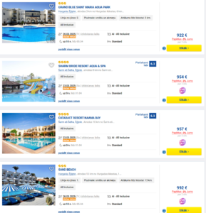 ĒĢIPTE ALL INCLUSIVE Ceļojums no Rīgas