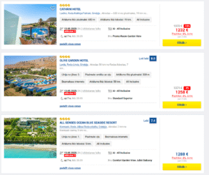 Rodas sala ALL INCLUSIVE ceļojums no Rīgas