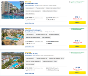 Turcija ALL INCLUSIVE ceļojums no Rīgas