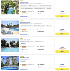 Turcija ALL INCLUSIVE ceļojums no Rīgas