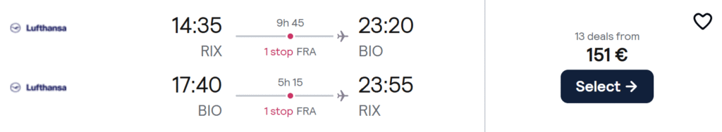 lēti lidojumi uz bilbao no rīgas