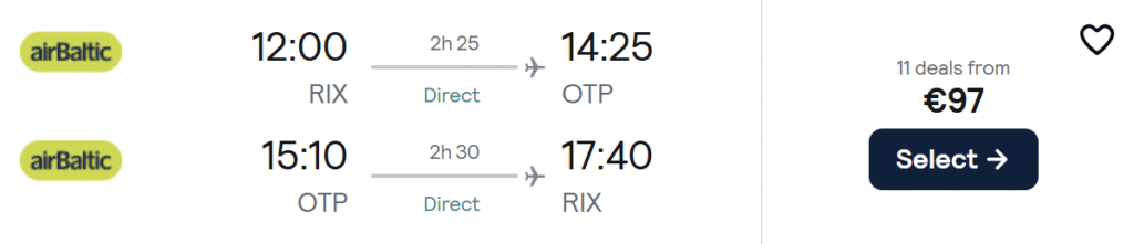 lēti lidojumi uz bukaresti no rīgas