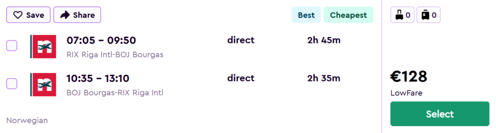 lēti lidojumi uz burgasu no rīgas