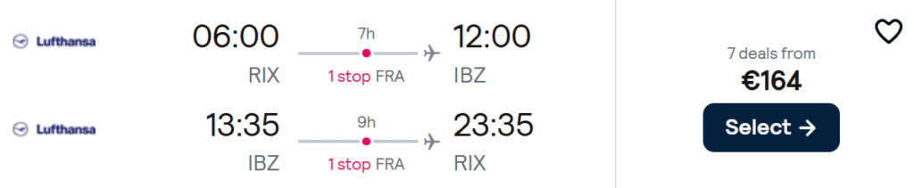 lēti lidojumi uz ibizu no rīgas