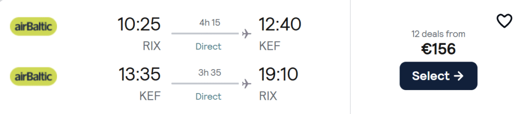 lēti lidojumi uz islandi no rīgas