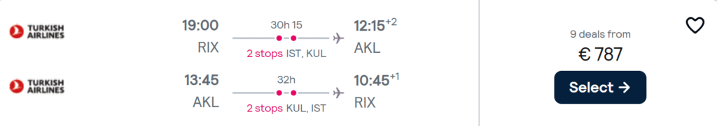 lēti lidojumi uz jaunzēlandi no rīgas