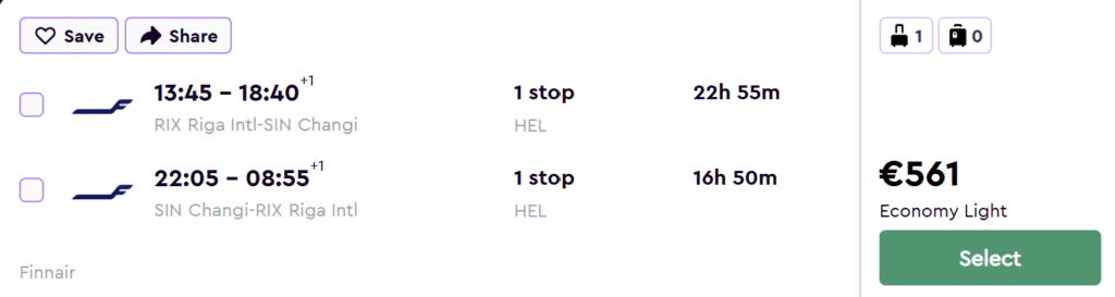 lēti lidojumi uz singapūru no rīgas