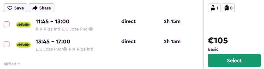 lēti lidojumi uz slovēniju no rīgas