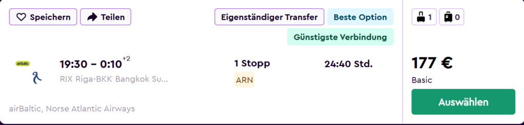 lidojumi uz bangkoku vienā virzienā no rīgas