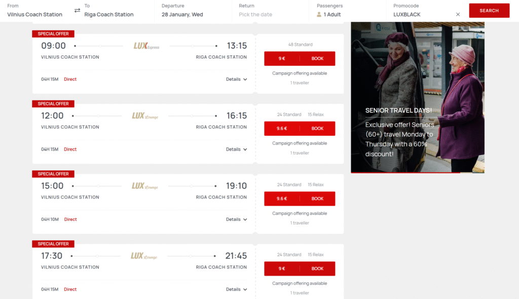 lux express atlaižu kods melnā piektdiena