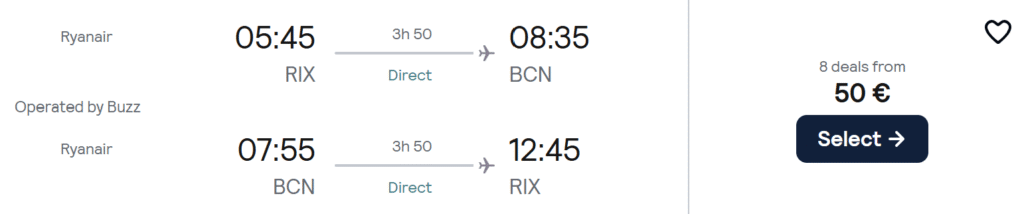 lēti lidojumi uz barselonu no rīgas