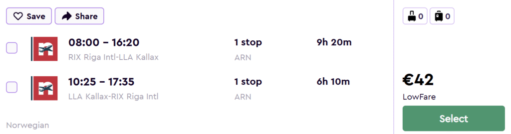 lēti lidojumi uz lapzemi zviedrijā no rīgas