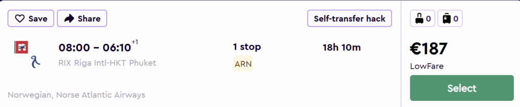 lēti lidojumi uz puketu no rīgas vienā virzienā