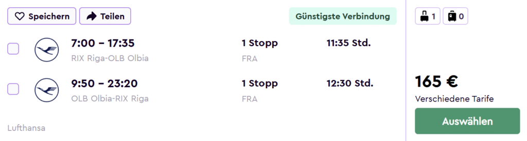 lēti lidojumi uz sardīniju no rīgas