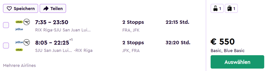 Lēti lidojumi uz puertoriko no rīgas