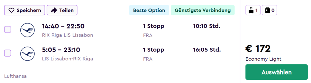 lēti lidojumi uz lisabonu no rīgas