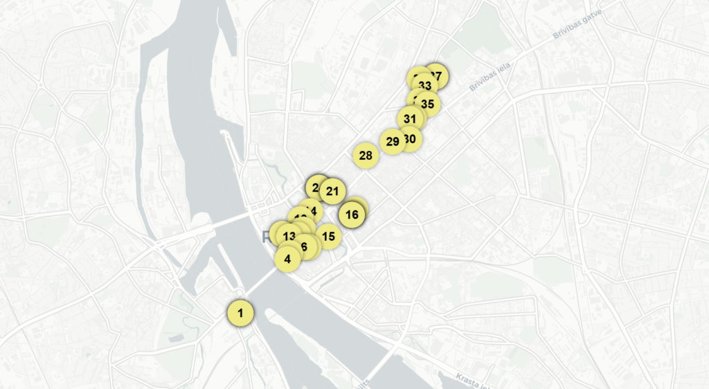 staro rīga karte 2025