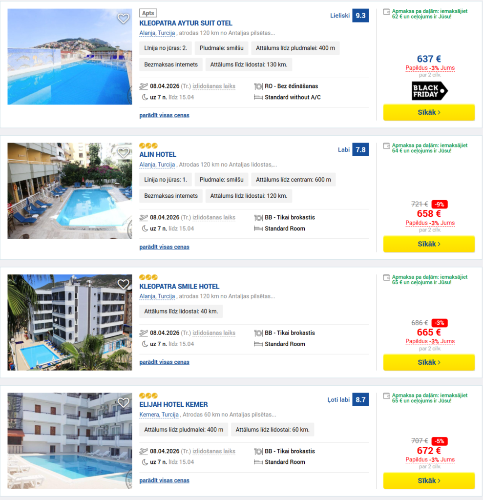 TURCIJA pavasarī Ceļojums no Rīgas