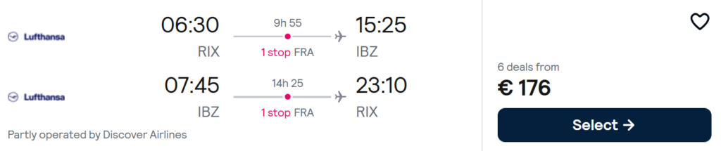 Lēti lidojumi uz IBIZU no Rīgas
