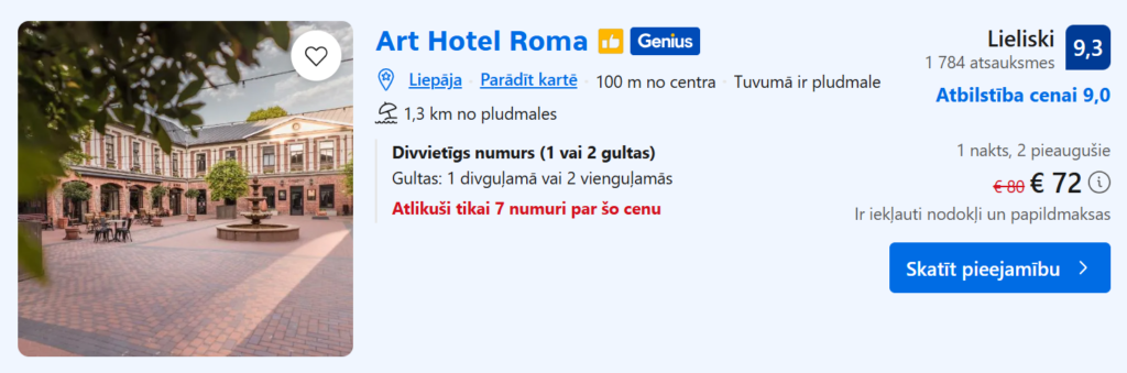 Art Hotel ROMA viesnīca