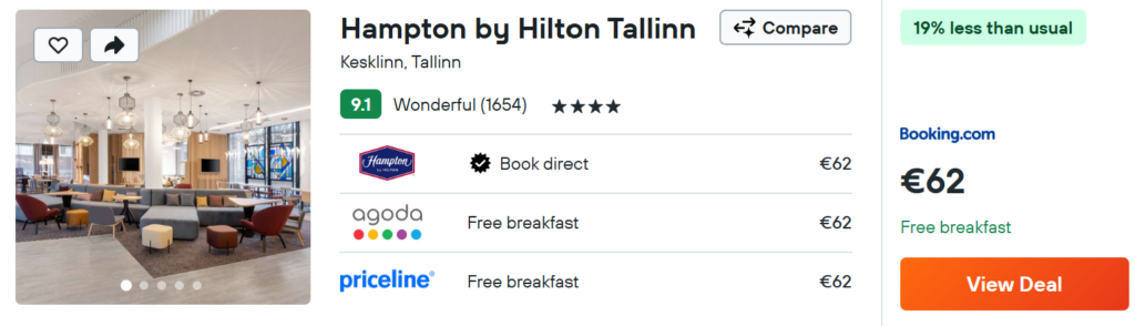 Hampton By Hilton Tallinn viesnīca