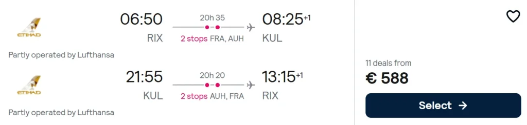 Lēti lidojumi uz MALAIZIJU no Rīgas